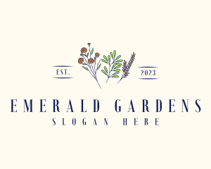 Herbal Flower Garden logo design