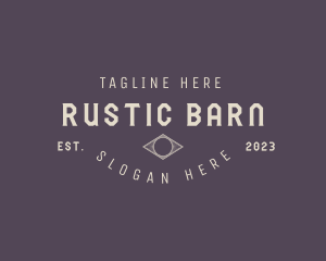 Rustic Restaurant Bar logo design