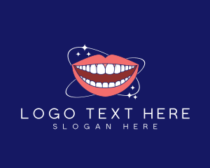 Sparkling - Dental Floss Smile logo design