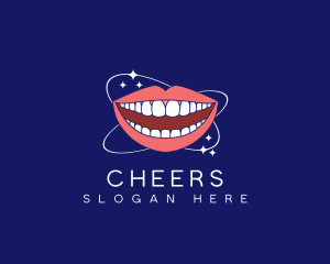 Dental Floss Smile Logo