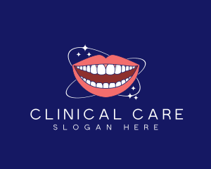 Dental Floss Smile logo design