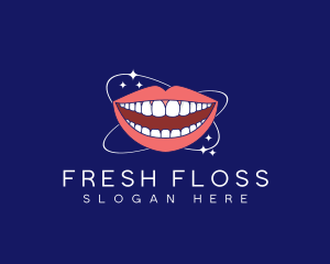 Floss - Dental Floss Smile logo design
