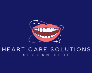 Dental Floss Smile logo design