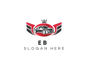 Supercar Wings Racing logo design