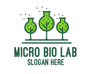 Green Lab Forest logo design