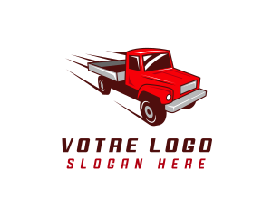Truck Fast Delivery Logo