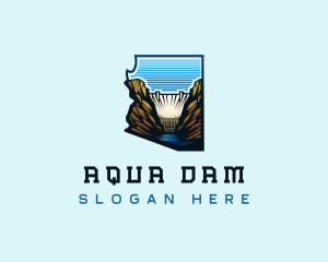 Lake Water Dam  logo design