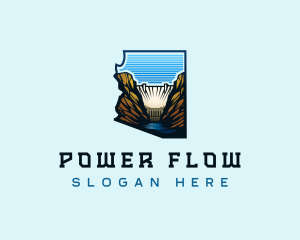 Lake Water Dam  logo design