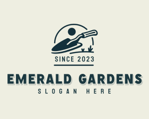 Gardener Tools Trowel logo design