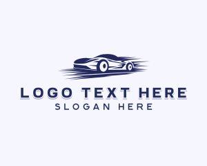 Transport - Super Car Racing logo design
