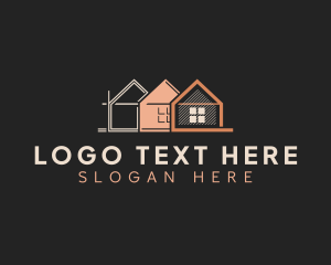 Realty - Residencial Home Builder logo design