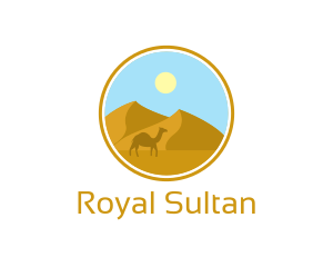 Camel Desert Badge Logo