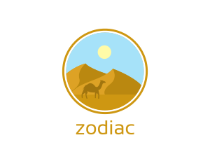 Camel Desert Badge Logo