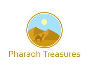 Camel Desert Badge logo design