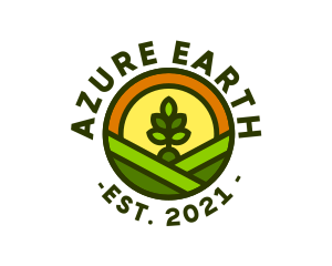 Sprout Gardening Badge logo design