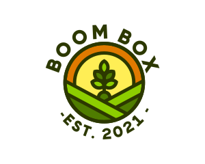 Sprout Gardening Badge logo design