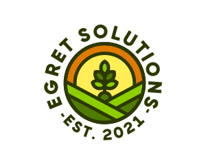 Sprout Gardening Badge logo design