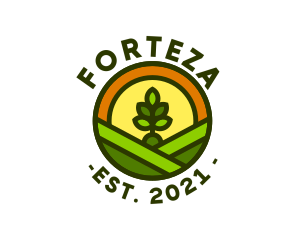 Sprout Gardening Badge logo design