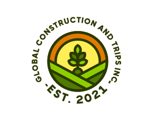 Produce - Sprout Gardening Badge logo design