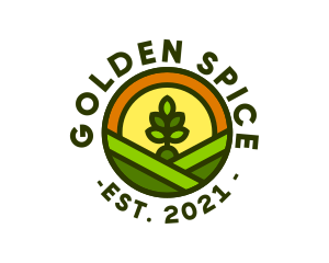 Sprout Gardening Badge logo design