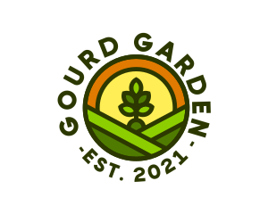 Sprout Gardening Badge logo design