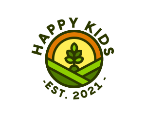 Sprout Gardening Badge logo design