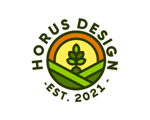 Sprout Gardening Badge logo design