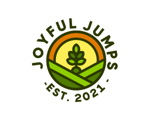 Sprout Gardening Badge logo design