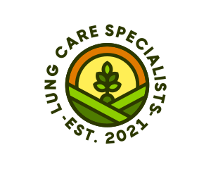 Sprout Gardening Badge logo design