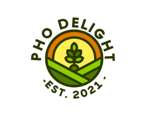 Sprout Gardening Badge logo design