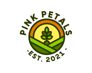 Sprout Gardening Badge logo design