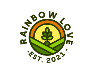 Sprout Gardening Badge logo design