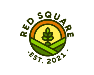 Sprout Gardening Badge logo design