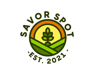 Sprout Gardening Badge logo design