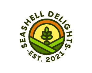 Sprout Gardening Badge logo design