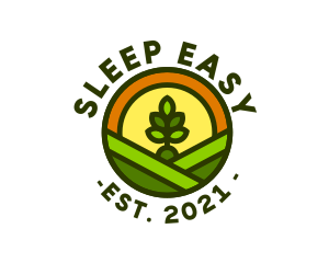 Sprout Gardening Badge logo design