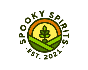 Sprout Gardening Badge logo design