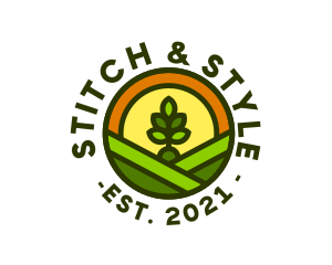 Sprout Gardening Badge logo design