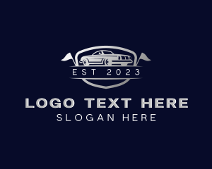Car - Classic Car Transport logo design