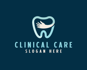 Dental Orthodontist Hand logo design