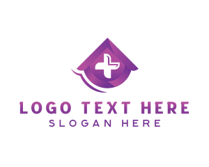 Health Clinic Cross logo design