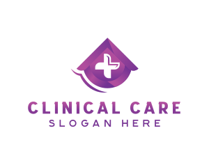 Health Clinic Cross logo design