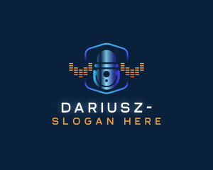 Sound - Podcast Sound Mic logo design