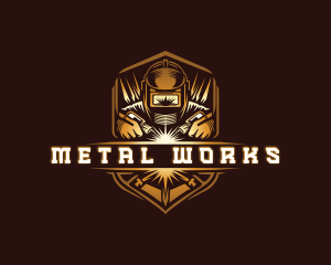 Metal - Welding Metal Sparks logo design