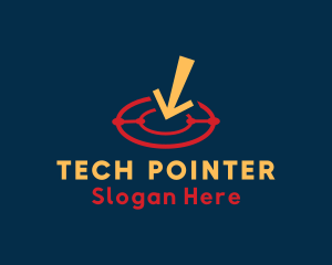 Pointer - Target Hit Arrow logo design