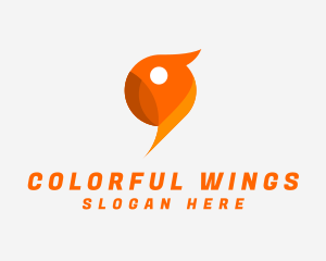 Wild Parrot Bird logo design