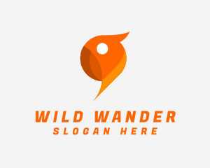 Wild Parrot Bird logo design