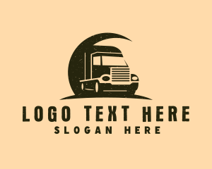 Transport - Forwarding Truck Vehicle logo design