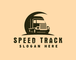 Forwarding Truck Vehicle Logo