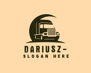 Forwarding Truck Vehicle Logo